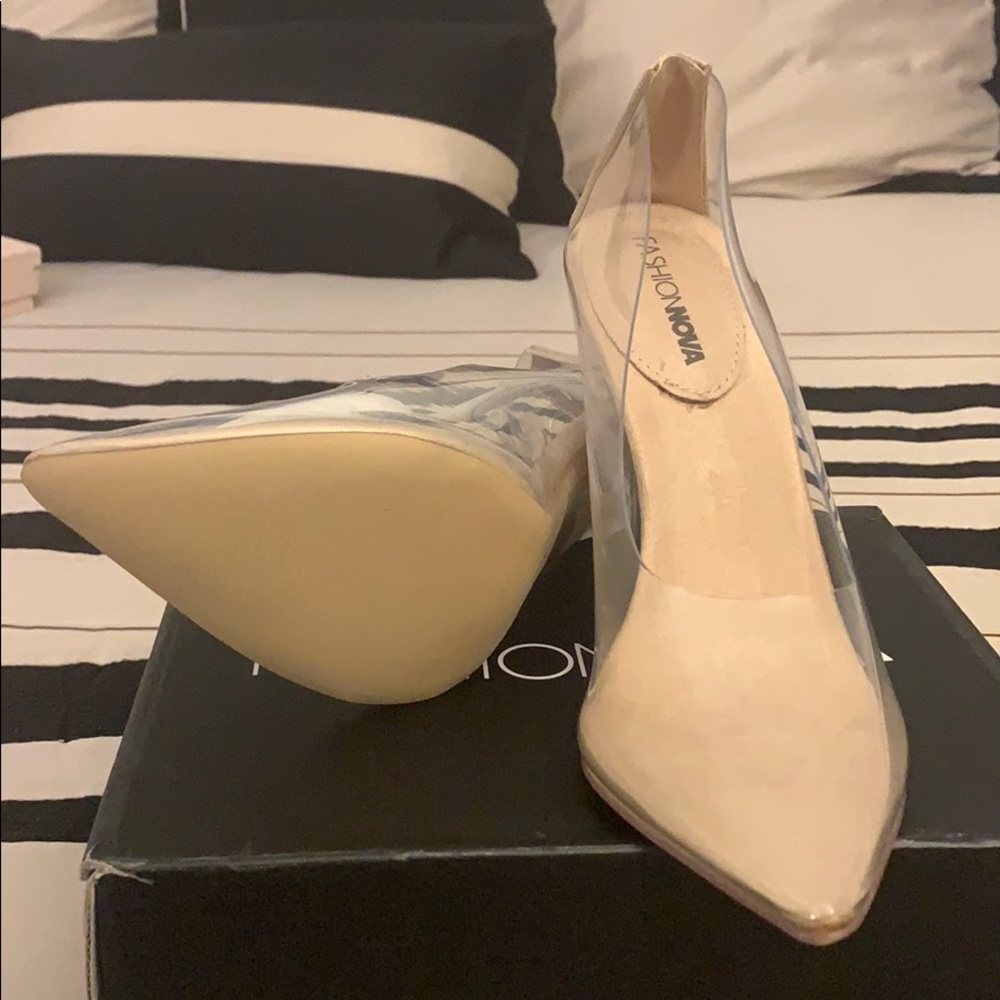 Cinderella Glass Pump NEVER WORN